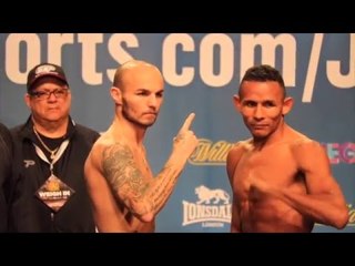 KEVIN MITCHELL v ISMAEL BARROSO OFFICIAL WEIGH IN & HEAD TO HEAD / BAD INTENTIONS