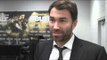 AND STILL !!! - EDDIE HEARN REACTS TO JAMES DeGALE' WIN OVER LUCIAN BUTE IN QUEBEC, CANADA