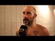 GARY 'SPIKE' O'SULLIVAN REACTS TO DISAPPOINTING DEFEAT TO 'BETTER MAN'  CHRIS EUBANK JR - POST FIGHT