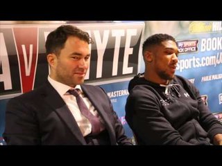 ANTHONY JOSHUA SAYS RING MAYHEM WITH DILLIAN WHYTE REMINDED HIM OF MAYWEATHER v JUDAH
