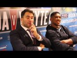ANTHONY JOSHUA v DILLIAN WHYTE - FULL POST FIGHT PRESS CONFERENCE (W/ EDDIE HEARN) / BAD INTENTIONS