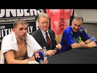 'FRANK WARREN HAS DELIVERED FOR ME. I WILL BE WITH HIM UNTIL THE END' - BILLY JOE SAUNDERS