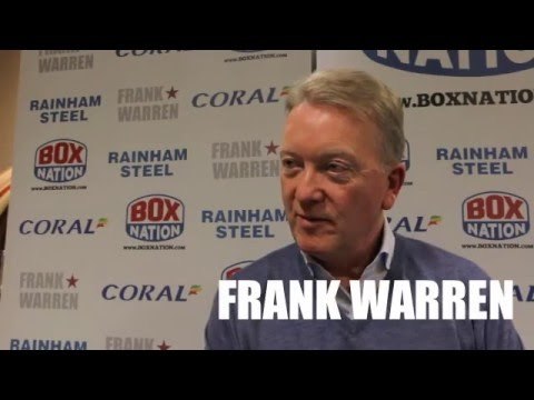 FRANK WARREN - 'NO NEGOTIATIONS' FOR SAUNDERS-EUBANK 2, TALKS LIAM SMITH, TICKET SALES & EDDIE HEARN