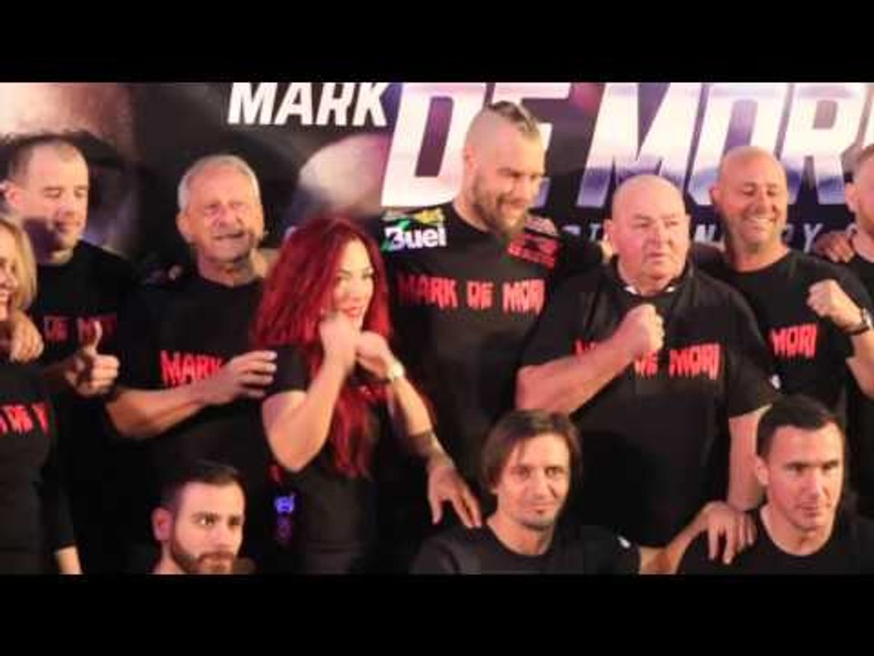 SPIRITS HIGH - MARK DE MORI & TEAM DE MORI WITH AUSTRALIAN FANS / PHOTOCALL - HAYE DAY