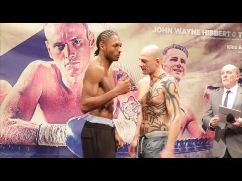 CRAIG RICHARDS v KIERON GREY WEIGH IN & HEAD TO HEAD / GROVES v DI LUISA