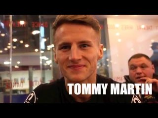 'WE HAVE LEARNT FROM FRAMPTON & THE McGUIGANS' - TOMMY MARTIN SET FOR HIBBERT COMMONWEALTH CLASH