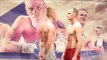 TED CHEESEMAN v GERGO VARI - OFFICIAL WEIGH IN & HEAD TO HEAD / GROVES v DI LUISA