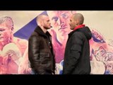 GEORGE GROVES v ANDREA Di LUISA - HEAD TO HEAD @ FINAL PRESS CONFERENCE / COPPERBOX JAN 30th 2015