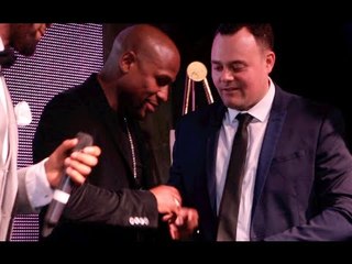 FLOYD MAYWEATHER PRESENTED BY THE EXCLUSIVE MAYWEATHER v PACQUIAO 'MAYPAC' RING (WITH LEE WILKINS)