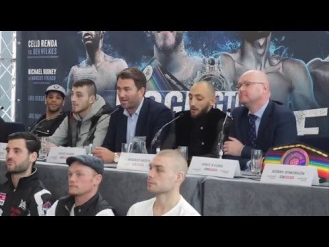 SAM EGGINGTON v BRADLEY SKEETE OFFICIAL PRESS CONFERENCE WITH EDDIE HEARN & ANDY AYLING