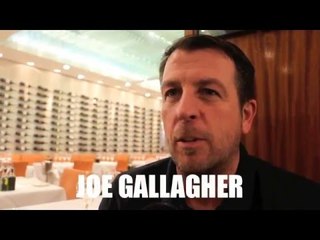 'QUIGG HAS TO PAY ONE PERSON, FRAMPTON HAS TO PAY FIVE, WHO IS THE INTELLIGENT ONE? - JOE GALLAGHER
