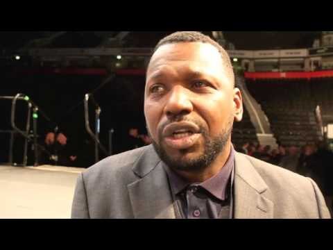 CLIFTON MITCHELL ON HIS RAGING ROW WITH BARRY McGUIGAN IN THE MIDDLE OF FRAMPTON v QUIGG WEIGH IN.