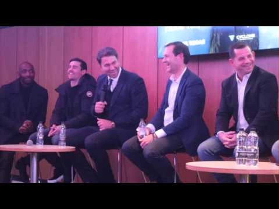 FANS FORUM (PART1) W/ ADAM SMITH, EDDIE HEARN DARREN BARKER, CROLLA, SPENCER OLIVER & COLDWELL