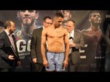 KAL YAFAI v DIXON FLORES WEIGH IN & HEAD TO HEAD / EGGINGTON v SKEETE