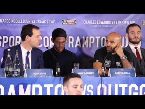 FRAMPTON v QUIGG (FULL) UNDERCARD PRESS CONFERENCE W/ McDONNELL, BURTON, SHINKWIN LOWE, McCULLOUGH