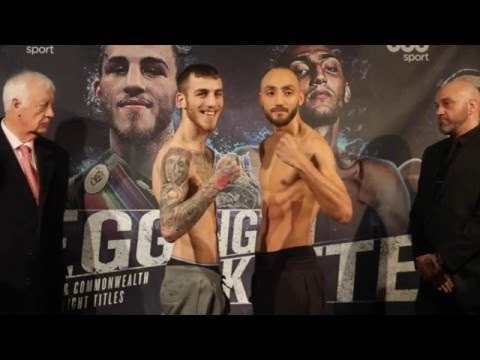 SAM EGGINGTON v BRADLEY SKEETE - OFFICIAL WEIGH & HEAD TO HEAD /