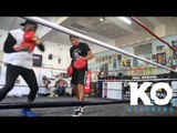 DARK DESTROYER NIGEL BENN ROLLS BACK THE CLOCK!! (COMPLETE) EXPLOSIVE PAD WORK FOOTAGE