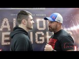 WOOOOOOO! - DAVE ALLEN v JASON GAVERN - HEAD TO HEAD @ FINAL PRESS CONFERENCE / ALL OF THE LIGHTS