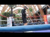 LUKE CAMPBELL PUBLIC WORKOUT IN SHEFFIELD (SKIPPING & SHADOW BOXING / CAMPBELL SYKES