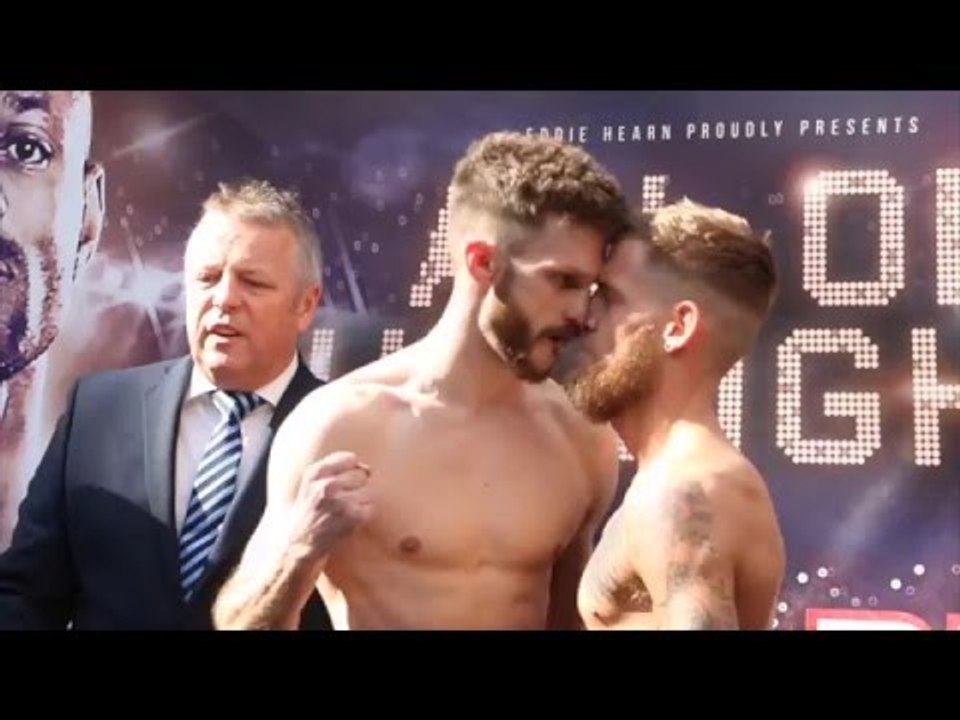 HEADS IN! - LEE APPLEYARD v JOSH BAILLIE - OFFICIAL WEIGH IN FROM SHEFFIELD / ALL OF THE LIGHTS