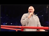 *VOICE OF A GIANT ANGEL!!* -TYSON FURY ENTERS THE RING & SMASHES OUT A SONG FOR THE CROWDS