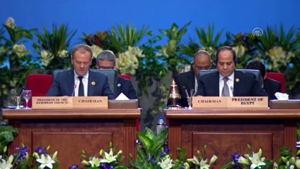 AB-Arap Birliği Zirvesi'nin kapalı oturumu başladı - AB Konseyi Başkanı Tusk - ŞARM EŞ-ŞEYH