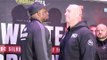 HEAVYWEIGHTS COLLIDE! - DILLIAN WHYTE v LUCAS BROWNE - HEAD TO HEAD @ FINAL PRESS CONFERENCE