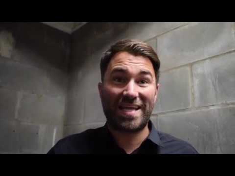 EDDIE HEARN REACTS TO OHARA DAVIES' TKO DEFEAT TO JOSH TAYLOR IN GLASGOW - SAYS 'TOO MUCH PEDIGREE'