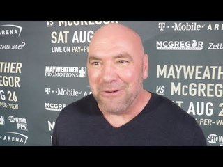 DANA WHITE - 'IF McGREGOR KNOCKS OUT FLOYD MAYWEATHER HE WILL BE THE BIGGEST STAR ON THE PLANET'