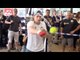 EPIC SKILLS! - KATIE TAYLOR SHOWS SPEED & TIMING WITH CUSTOM TENNIS BALL HAT / BRONER v GARCIA