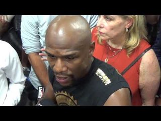 'ANYTHING CAN HAPPEN IN BOXING!' - FLOYD MAYWATHER ON WHETHER ITS A DEAD CERT HE'LL BEAT McGREGOR