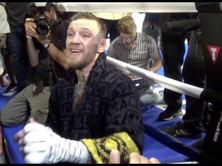 CONOR McGREGOR EXPLAINS WHY HE IS BETTER THAN FLOYD MAYWEATHER - CLAIMS HE'S GONE INTO HIDING!