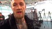 'MAYWEATHER JUST HALVED THE TIME - I'LL KNOCK HIM OUT IN 2 ROUNDS' - CONOR McGREGOR ON 8oz GLOVES