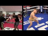 HILARIOUS! - DAVID HAYE DOES HIS IMPRESSION OF CONOR McGREGOR RUBBER ARMS TRAINING