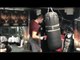 A QUICK GLIMPSE OF CALLUM SMITH PUNCHING THE HEAVY BAG & SHADOW BOXING {FOOTAGE} / WBSS