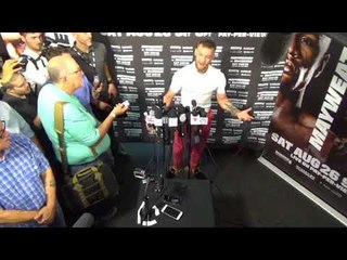 CONOR McGREGOR - 'IT WONT TAKE ME LONG TO DISMANTLE FLOYD MAYWEATHER - LIMB BY LIMB!!'