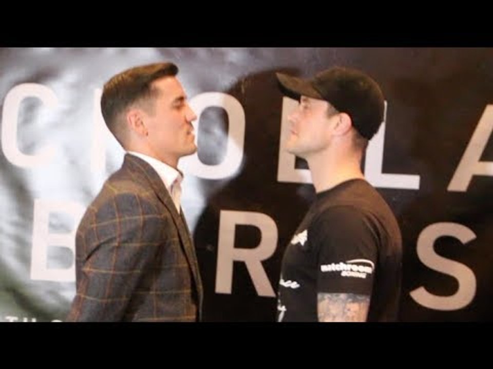 NO BEEF HERE! - ANTHONY CROLLA v RICKY BURNS - HEAD TO HEAD @ PRESS CONFERENCE / CROLLA v BURNS