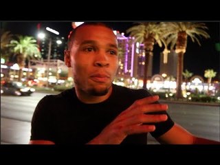 CHRIS EUBANK JR (IN VEGAS) ON MAYWEATHER-McGREGOR, SLAMS BJS RACIAL CLAIM, DeGALE TO 'GROW A PAIR'