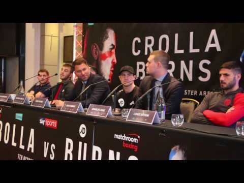 ANTHONY CROLLA v RICKY BURNS - *FULL* PRESS CONFERENCE (MANCHESTER) WITH EDDIE HEARN (OCT 7th 2017)