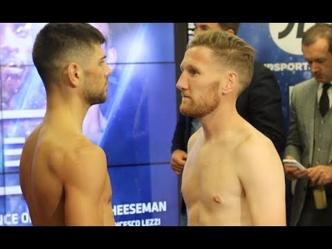 JOE CORDINA v JAMIE SPEIGHT - OFFICIAL WEIGH-IN (@ JD SPORT) / NXTGEN / CORDINA v SPEIGHT
