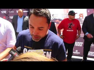 'TRIPLE G IS A LIVE DOG. THIS IS THE BEST FIGHTING THE BEST!' - OSCAR DE LA HOYA ON CANELO-GOLOVKIN