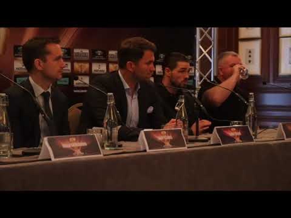 GEORGE GROVES v JAMIE COX (FULL & COMPLETE) PRESS CONFERENCE WITH KALLE SAUERLAND & EDDIE HEARN