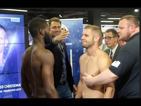LONG STARE-DOWN! - JOSHUA BUATSI v BAPTISTE CASTEGNARO - OFFICIAL WEIGH IN (@ JD SPORTS) / NXTGEN