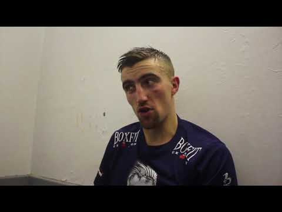 WAR BLADE! JAKE BALL REACTS TO EMPHATIC WIN OVER JOE SHERRIFF IN NXT GEN YORK HALL TEAR UP