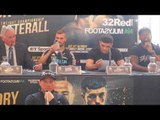 JOSH WARRINGTON v DENNIS CEYLAN / NURSE v CATTERALL OFFICIAL PRESS CONFERENCE /EDGE OF GLORY