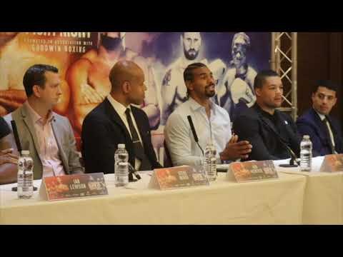 HAYEMAKER RINGSTAR! JOE JOYCE v IAN LEWISON *FULL & COMPLETE* PRESS CONFERENCE W/ DAVID HAYE