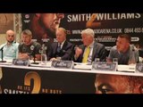 BEEF WITH BEEFY!! - LIAM SMITH & LIAM WILLIAMS GO AT IT WITH FIERY, HEATED EXCHANGE IN PRESSSER