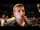 CARL FROCH BELIEVES ANTHONY JOSHUA WILL NOT BE RUSHED IN WITH DEONTAY WILDER JUST YET