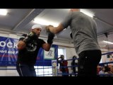 RAW GYPSY! - BILLY JOE SAUNDERS SMASHES THE PADS w/ NEW TRAINER DOMINIC INGLE/ SAUNDERS v MONROE JR