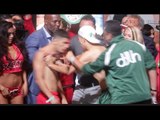 HEATED BEEF!! DIEGO DE LA HOYA v RANDY CABALLERO CLASH HEADS & PULLED APART DURING WEIGH IN